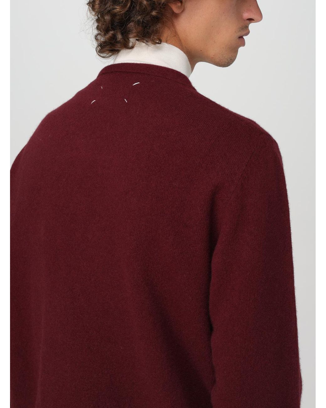 Maison Margiela Red Cardigan for men