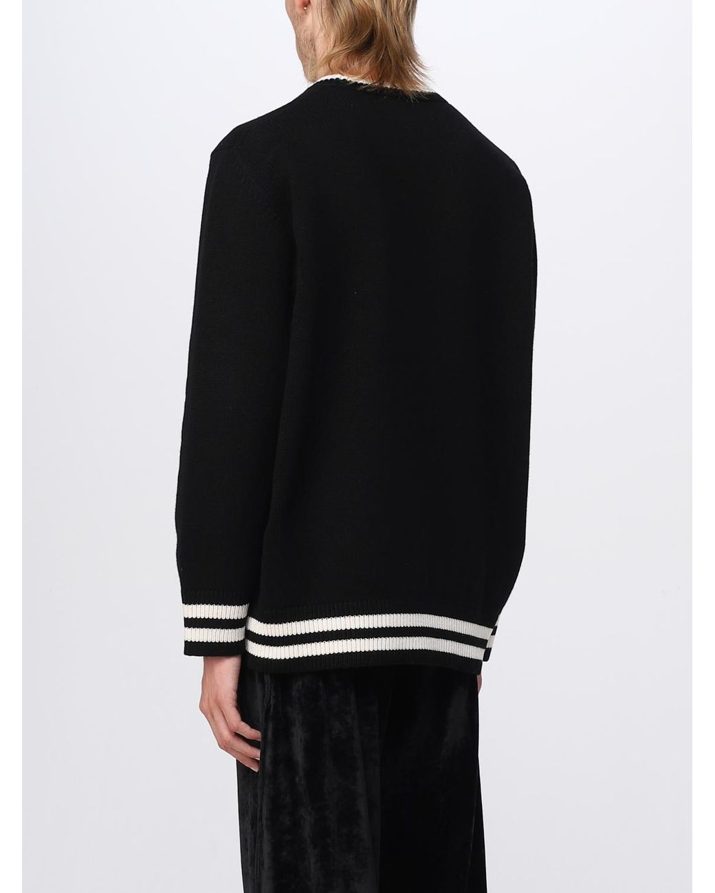 McQueen Varsity Sweater in Black für Herren
