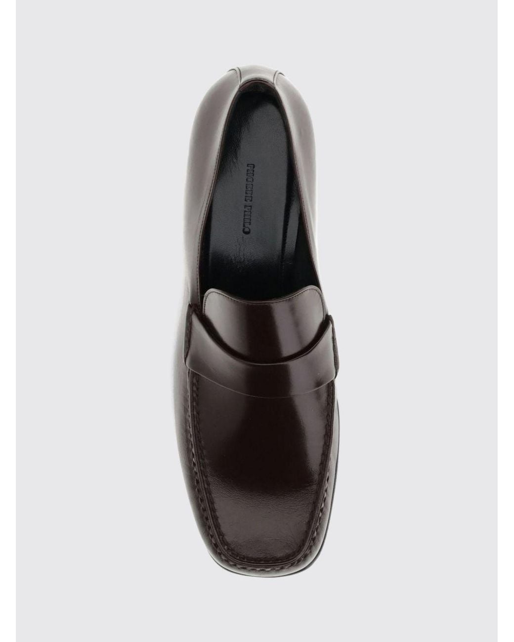 Phoebe Philo Brown Penny Loafers