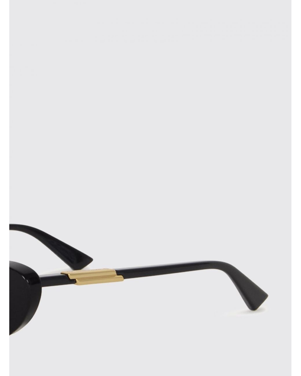 Bottega Veneta White Charlotte Oval Acetate Sunglasses