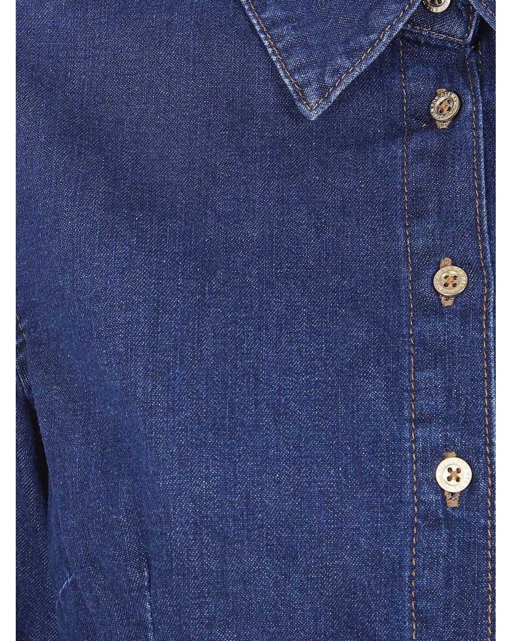 7 For All Mankind Blue Shirt