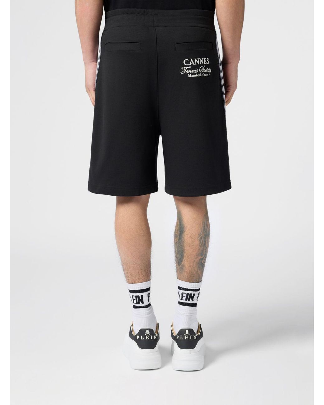 Philipp Plein Black Shorts for men