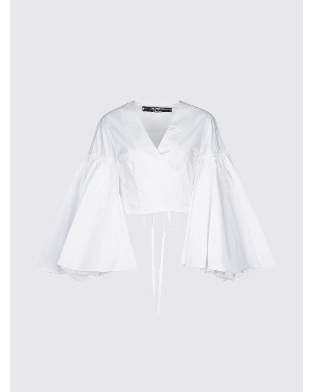 Jacquemus White Paysan Wrap Top