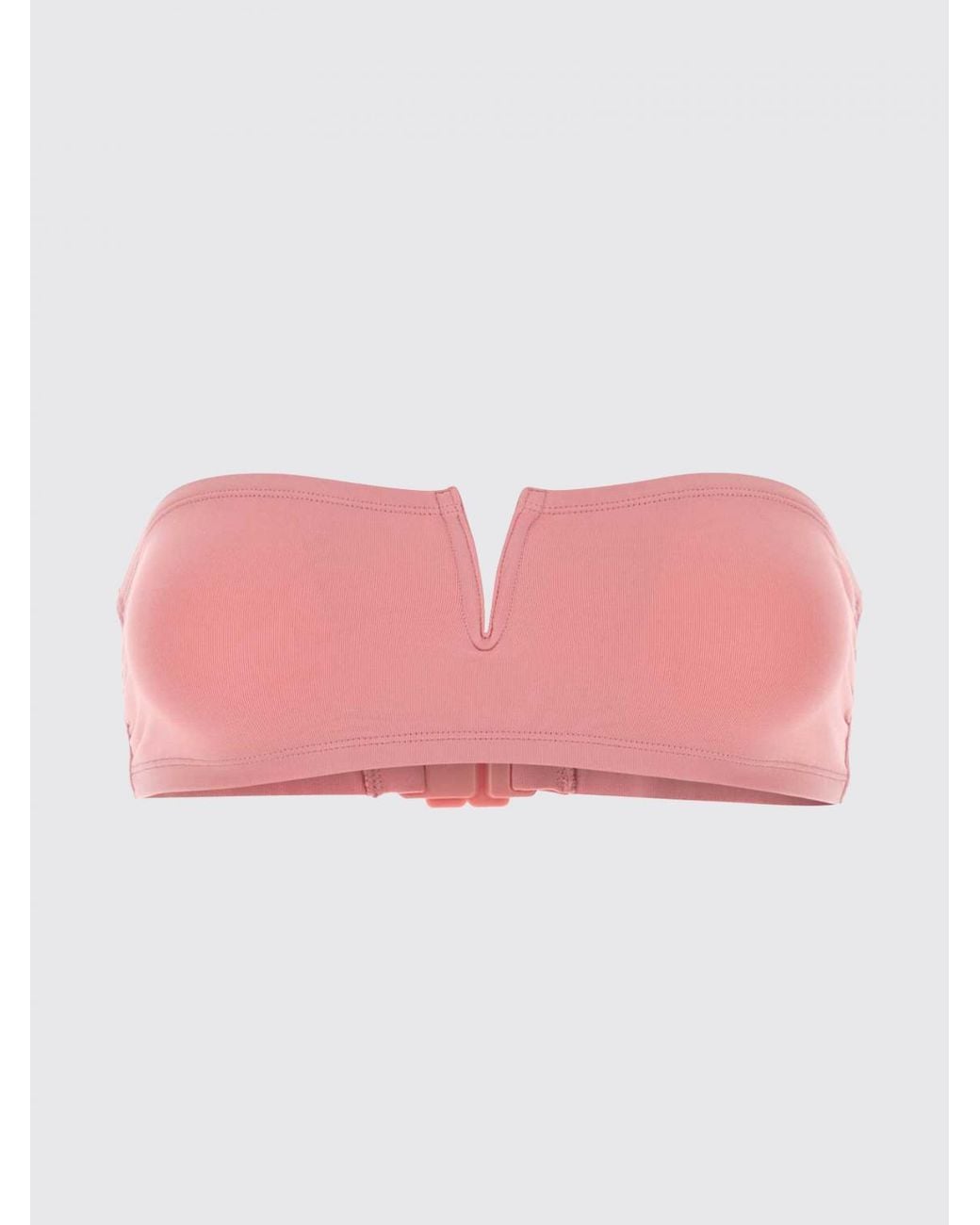 Eres Pink Bandeau Bikini With Low-Rise Briefs