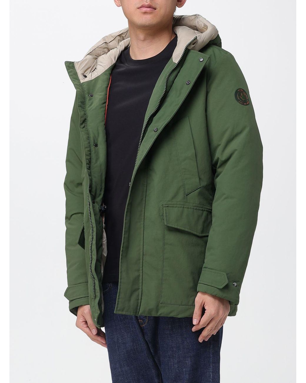 Save The Duck Green Coat for men