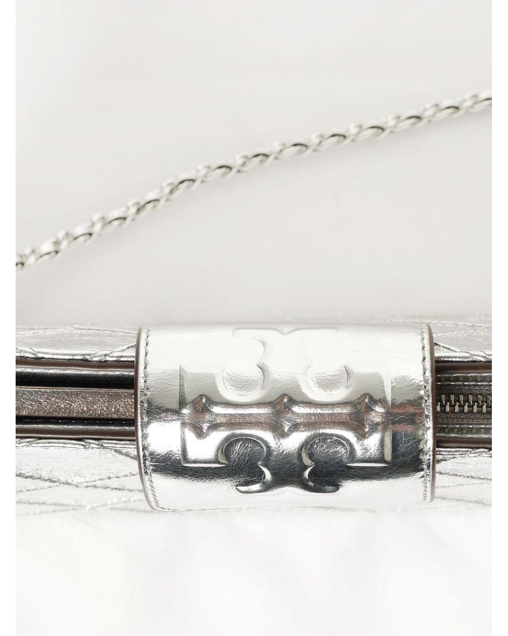Tory Burch Gray Shoulder Bag