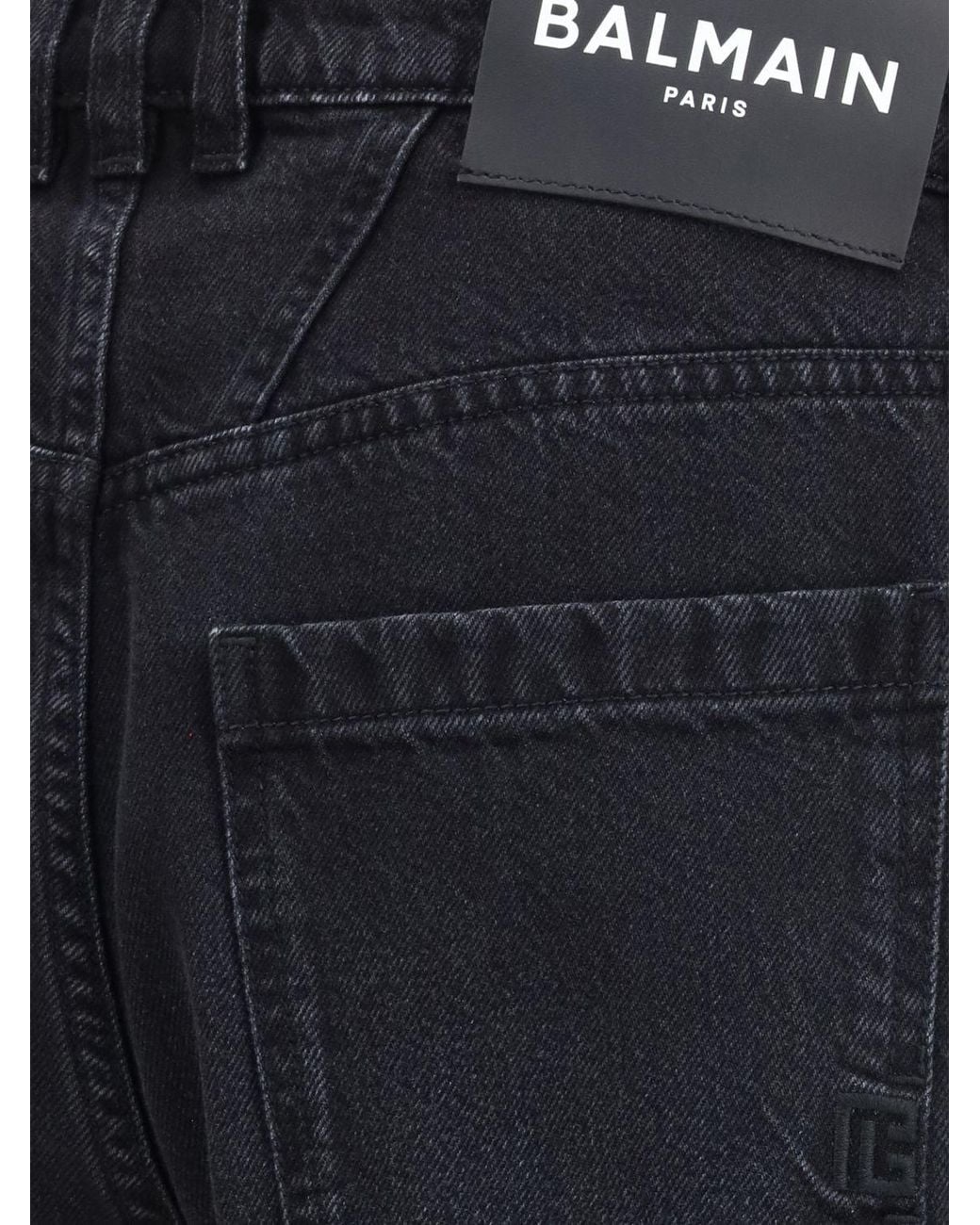 Balmain Blue Regular Fit Straight Jeans for men