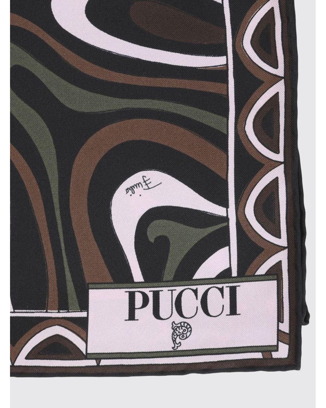 Bufanda Mujer Emilio Pucci de color Black