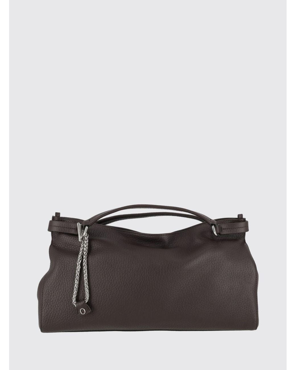 Orciani Gray Virgo Handbag