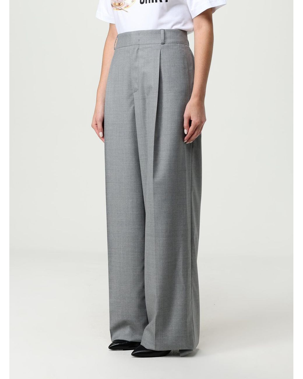 Moschino Couture Gray Trousers