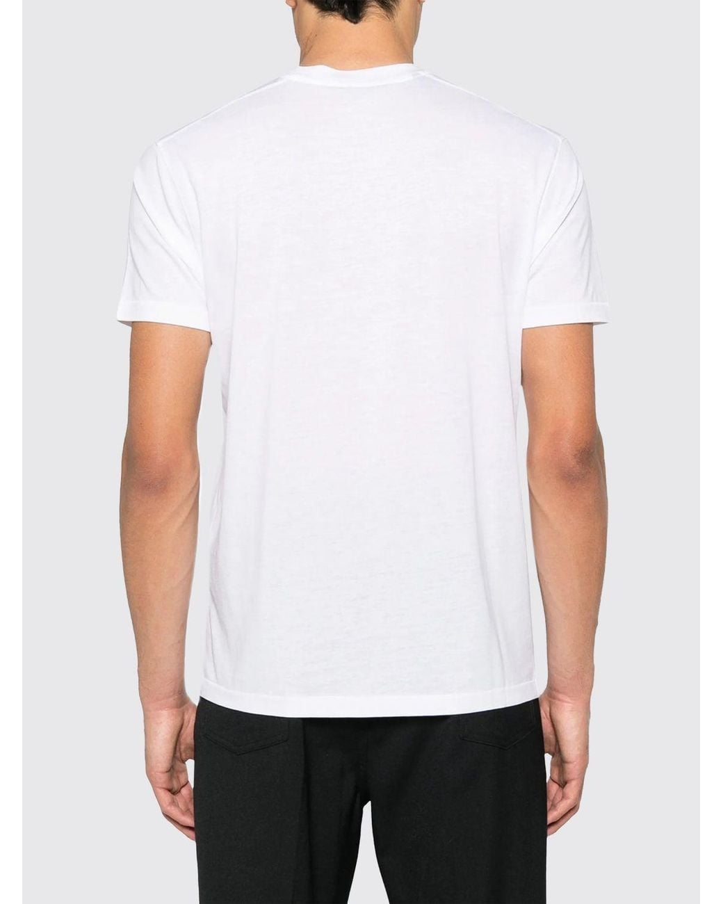 Tom Ford White Basic Cotton Blend T-Shirt for men