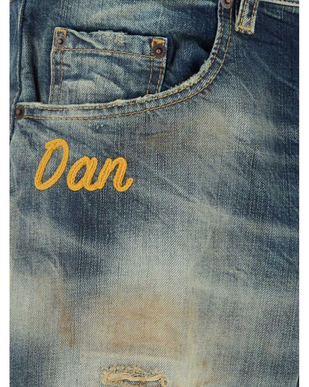DSquared² Blue Kawaii Straight Fit Jeans for men