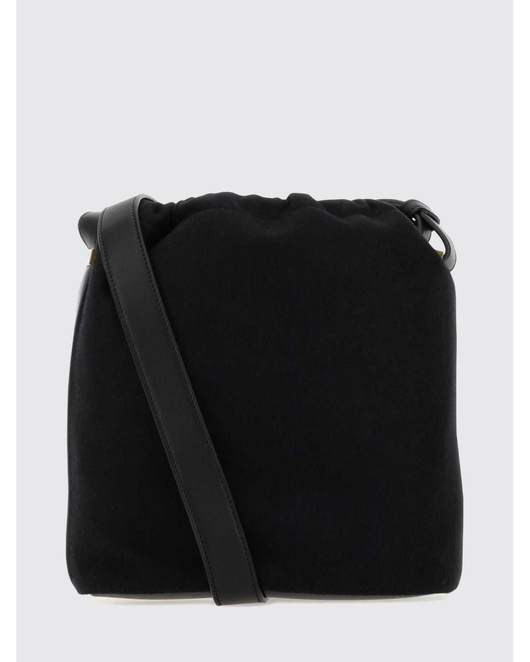 Saint Laurent Black Rive Gauche Bucket Bag for men