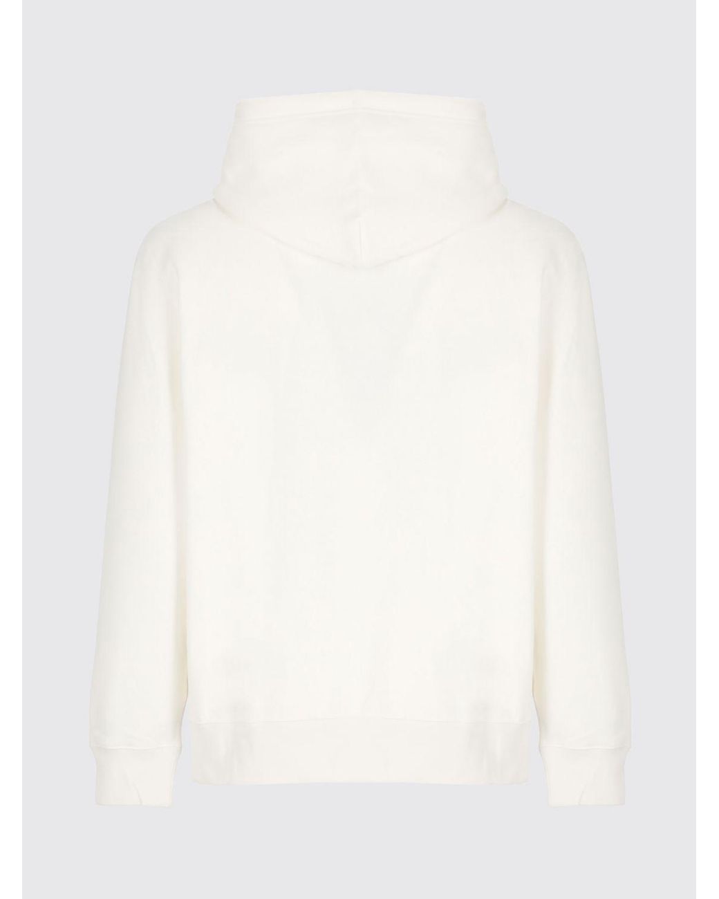 Polo Ralph Lauren Blue Cotton-Blend Hoodie With Kangaroo Pocket for men