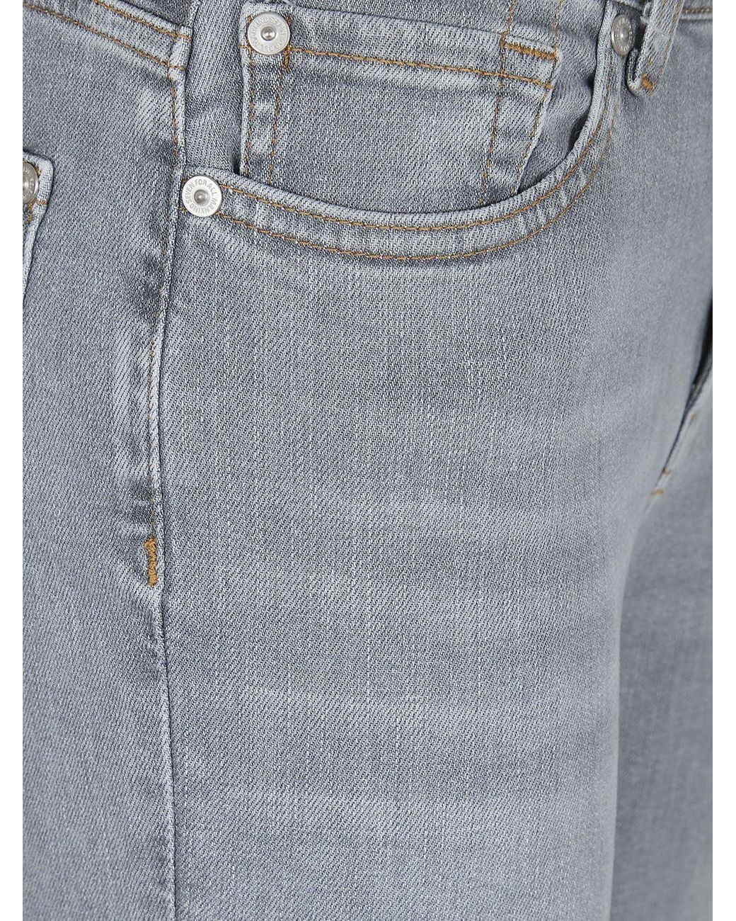 7 For All Mankind Blue High-Waisted Skinny Jeans