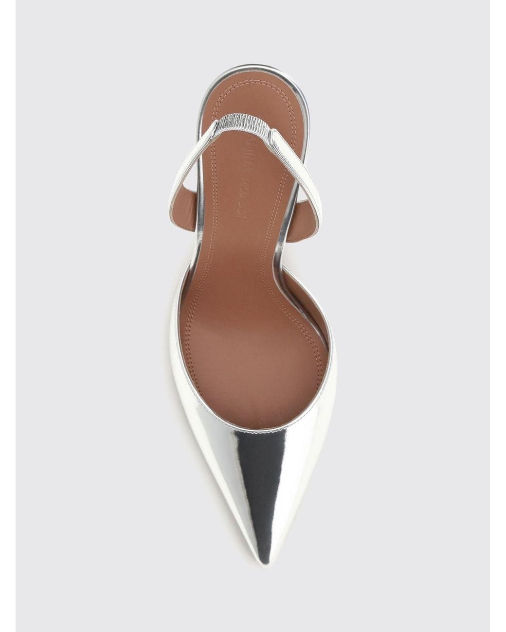 AMINA MUADDI White High Heel Shoes