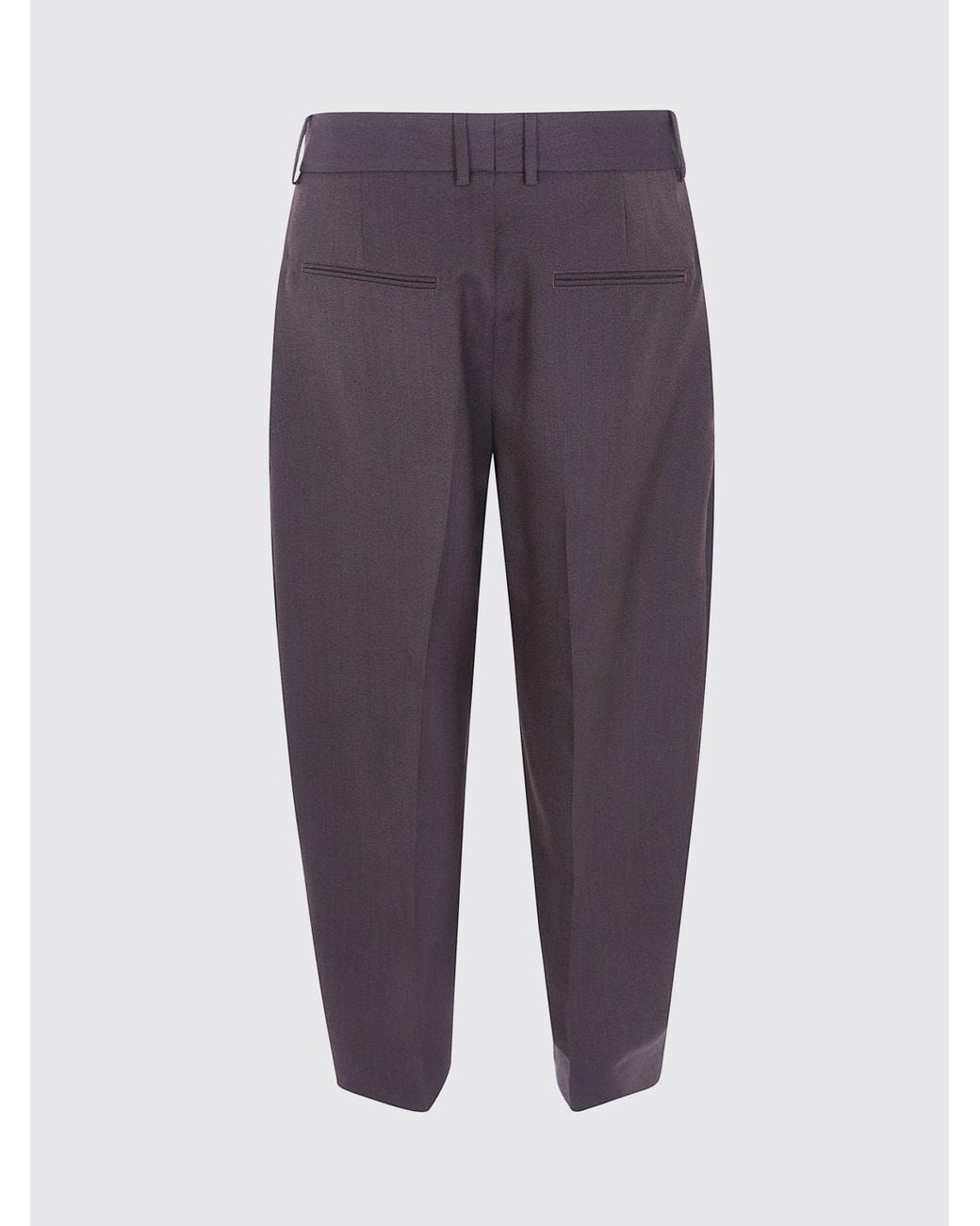 Studio Nicholson Blue Fume Wide-Leg Tailored Trousers for men