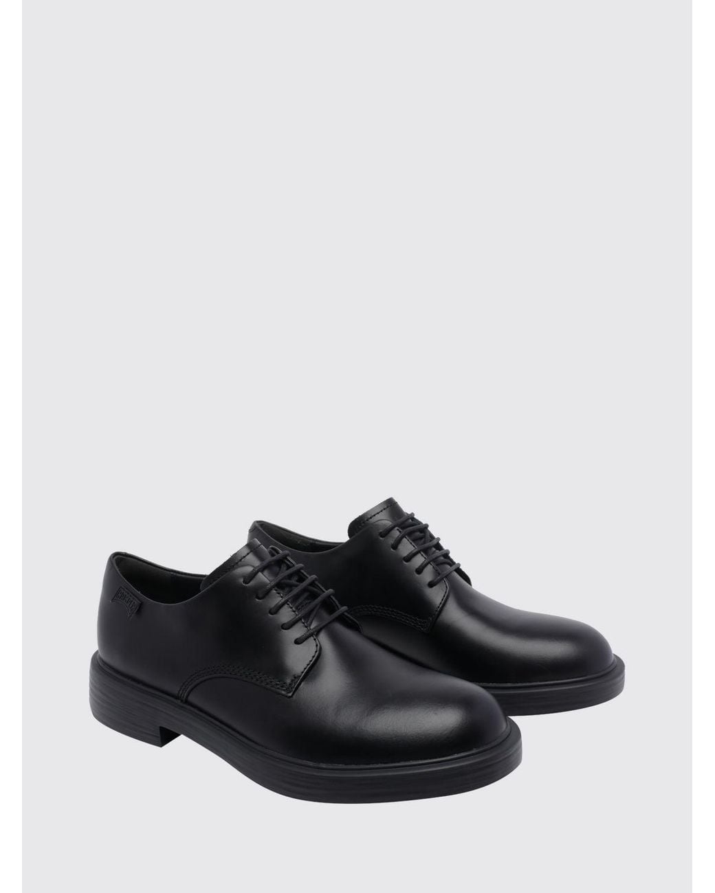 Camper White Dean Calfskin Leather Derby Shoes With Lightweight Sole for men