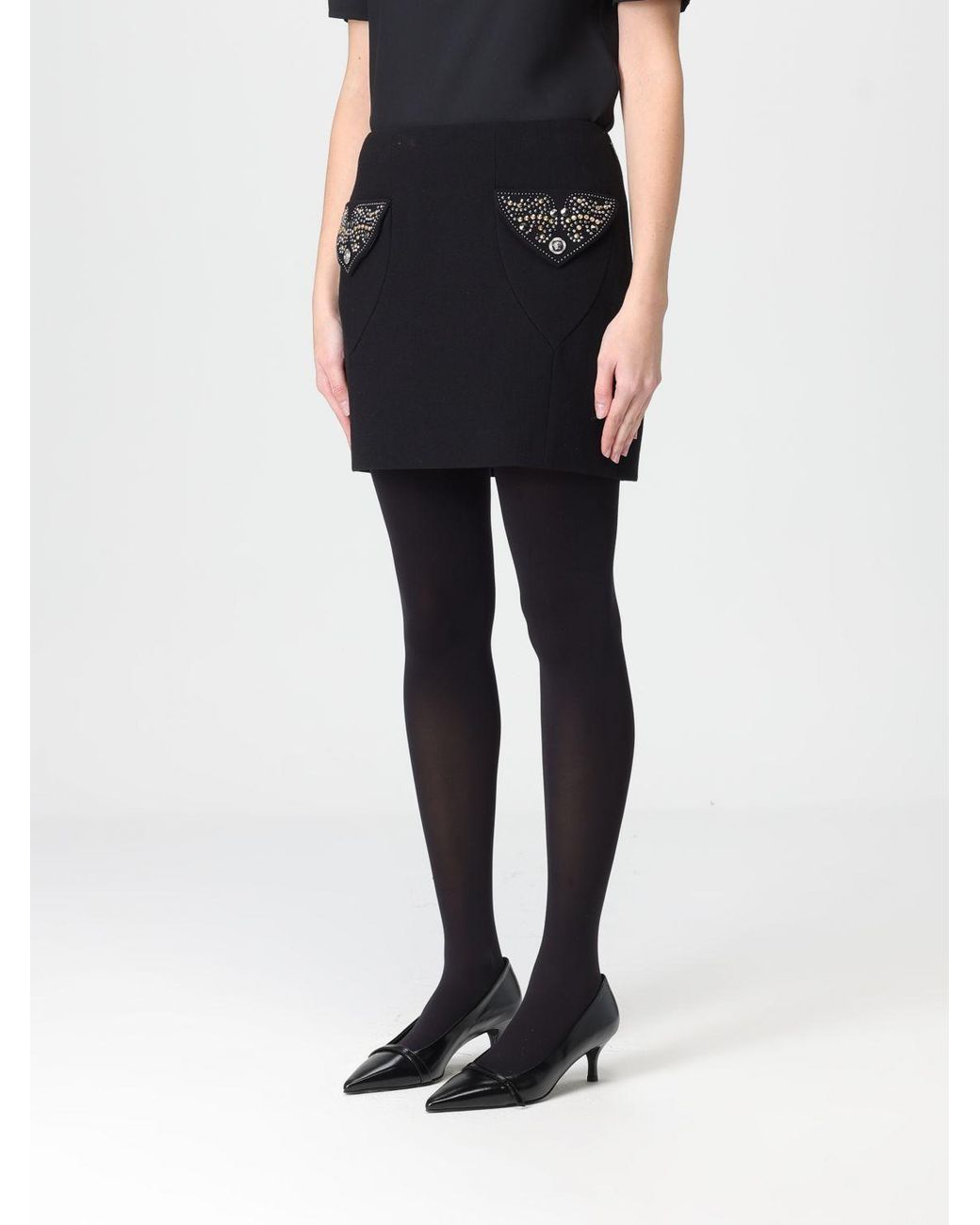 Versace Black Skirt