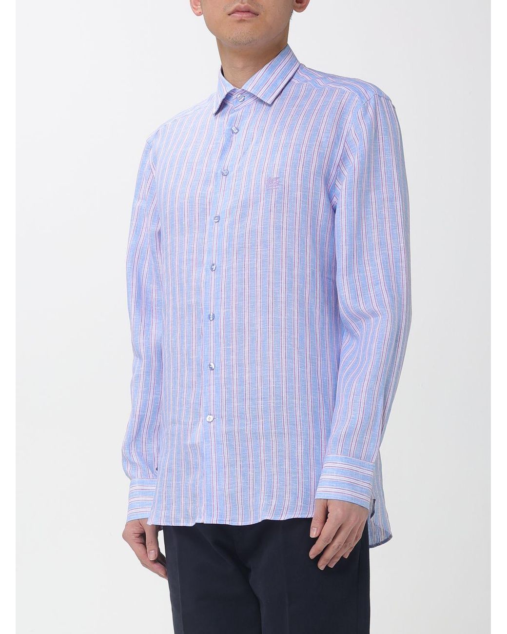 Camicia di Etro in Blue da Uomo