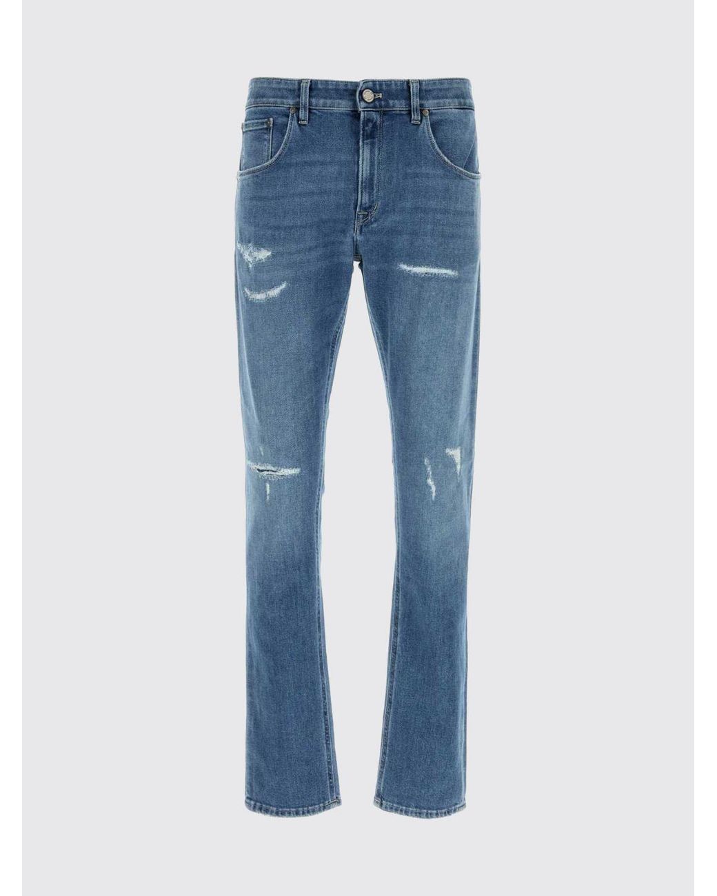 PT Torino Blue Slim Fit Skinny Jeans for men