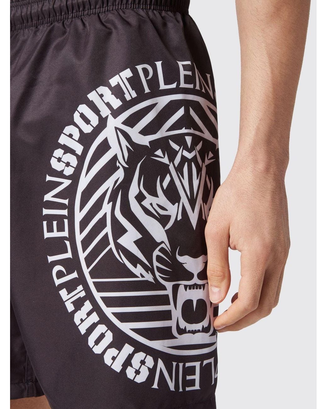 Philipp Plein White Swimsuit for men