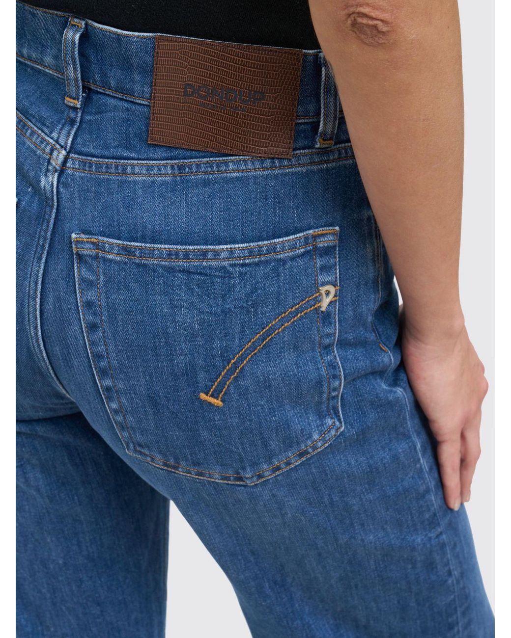 Dondup Blue Wide Leg Jeans