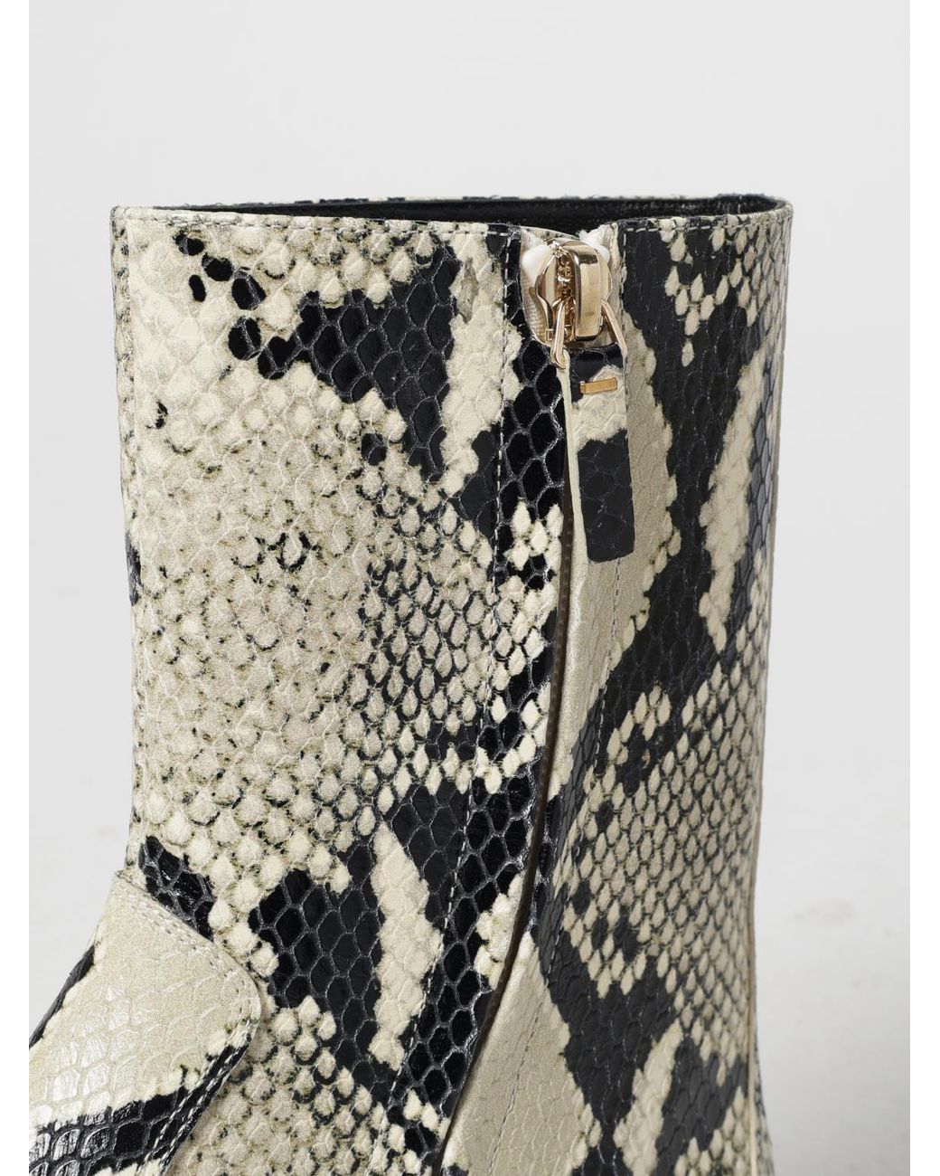 Khaite White Flat Ankle Boot