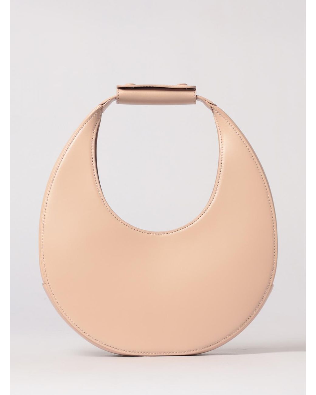 Staud Natural Moon Leather Bag