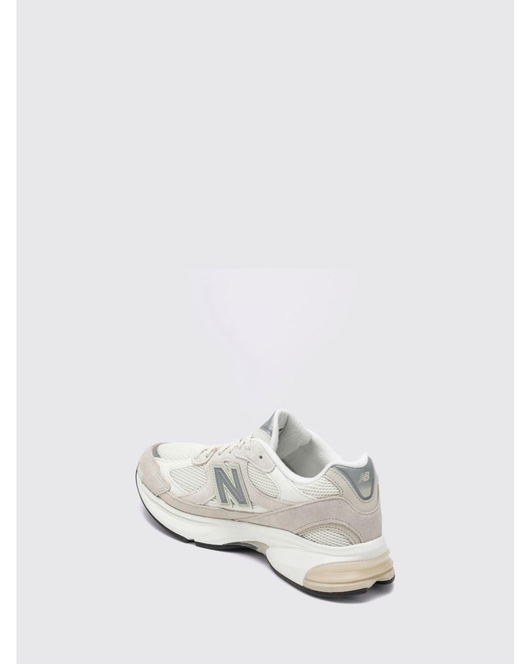 New Balance White Abzorb 2010 Mesh And Suede Sneakers for men