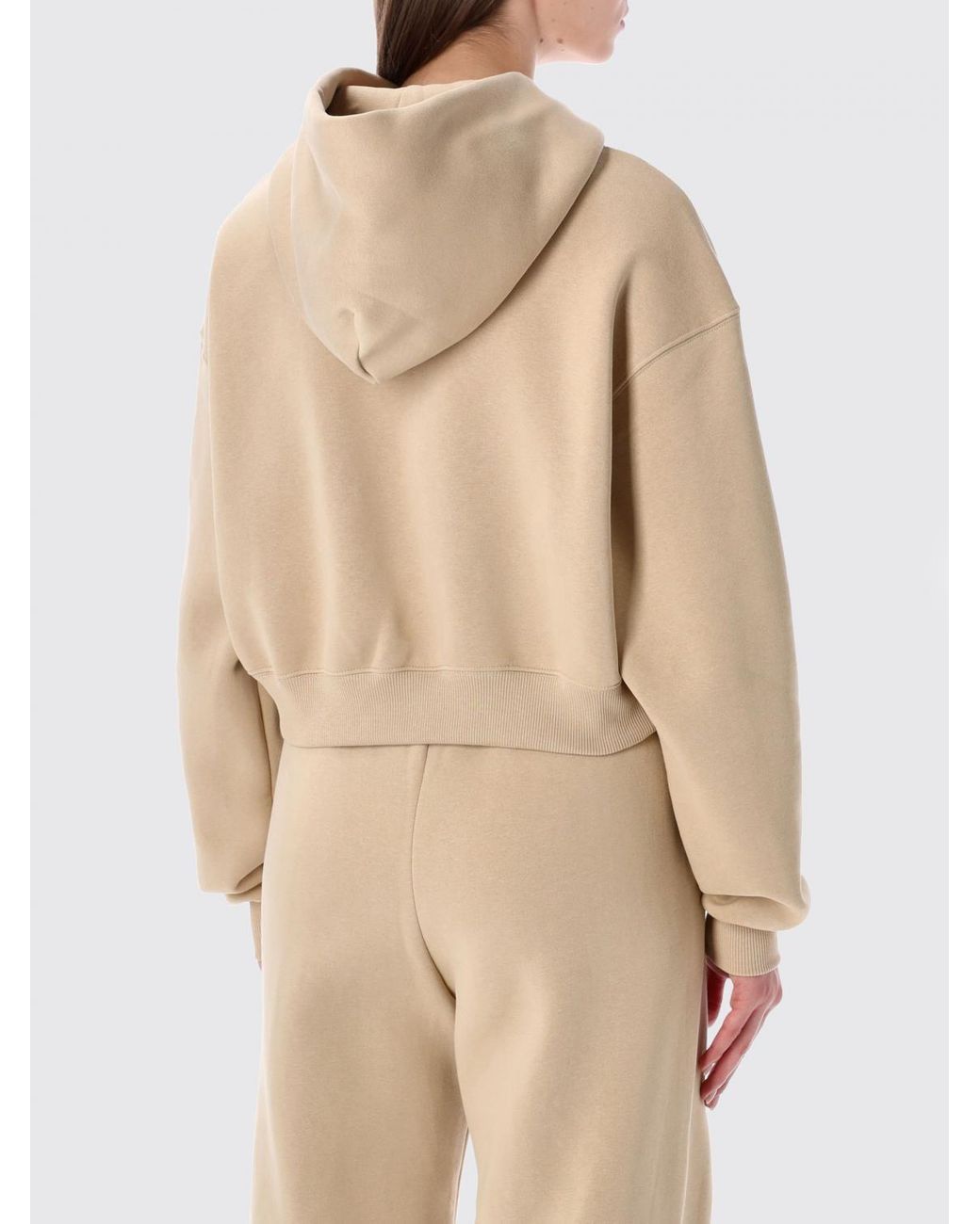 Nike Natural Phoenix Fleece Cotton Blend Sweatshirt
