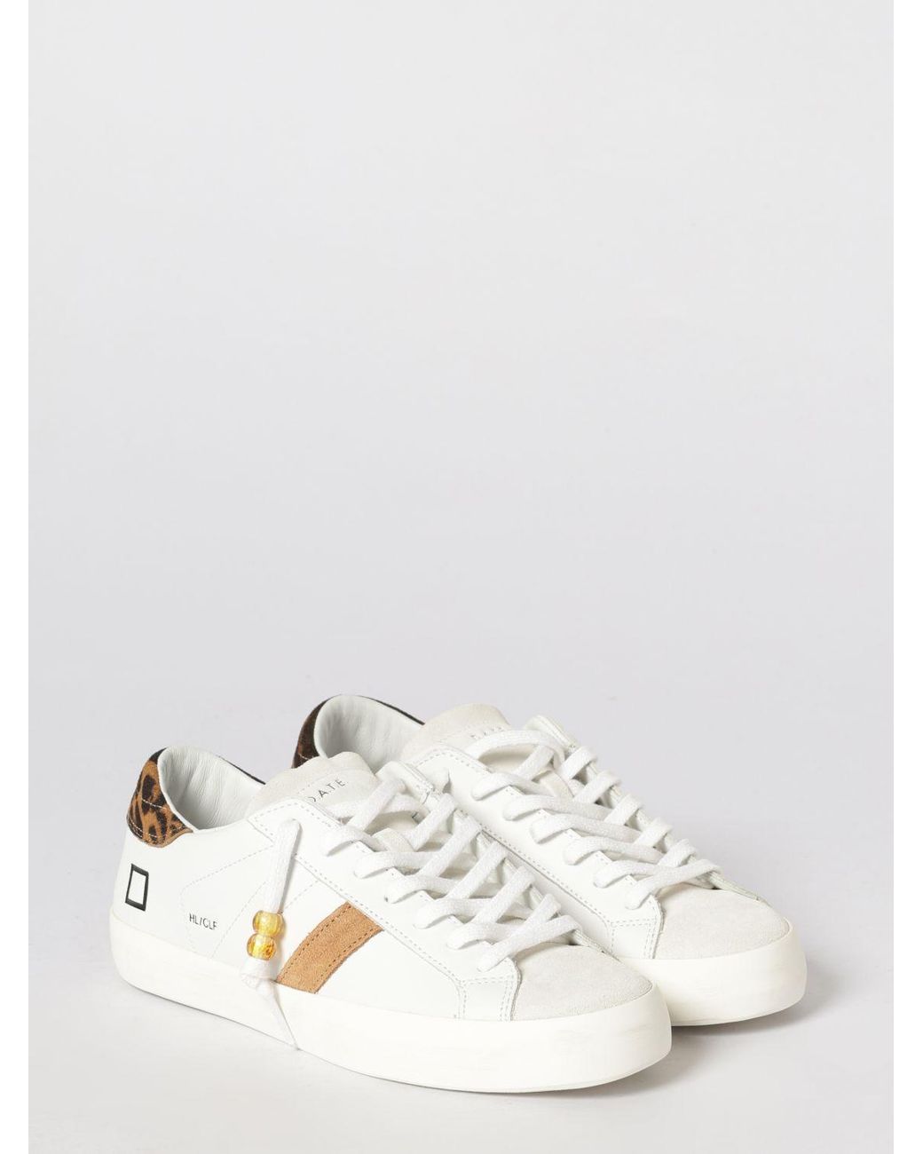 Date White Leather Hill Sneakers