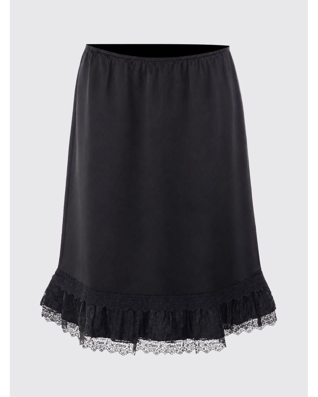 Ganni Black Midi Pencil Skirt