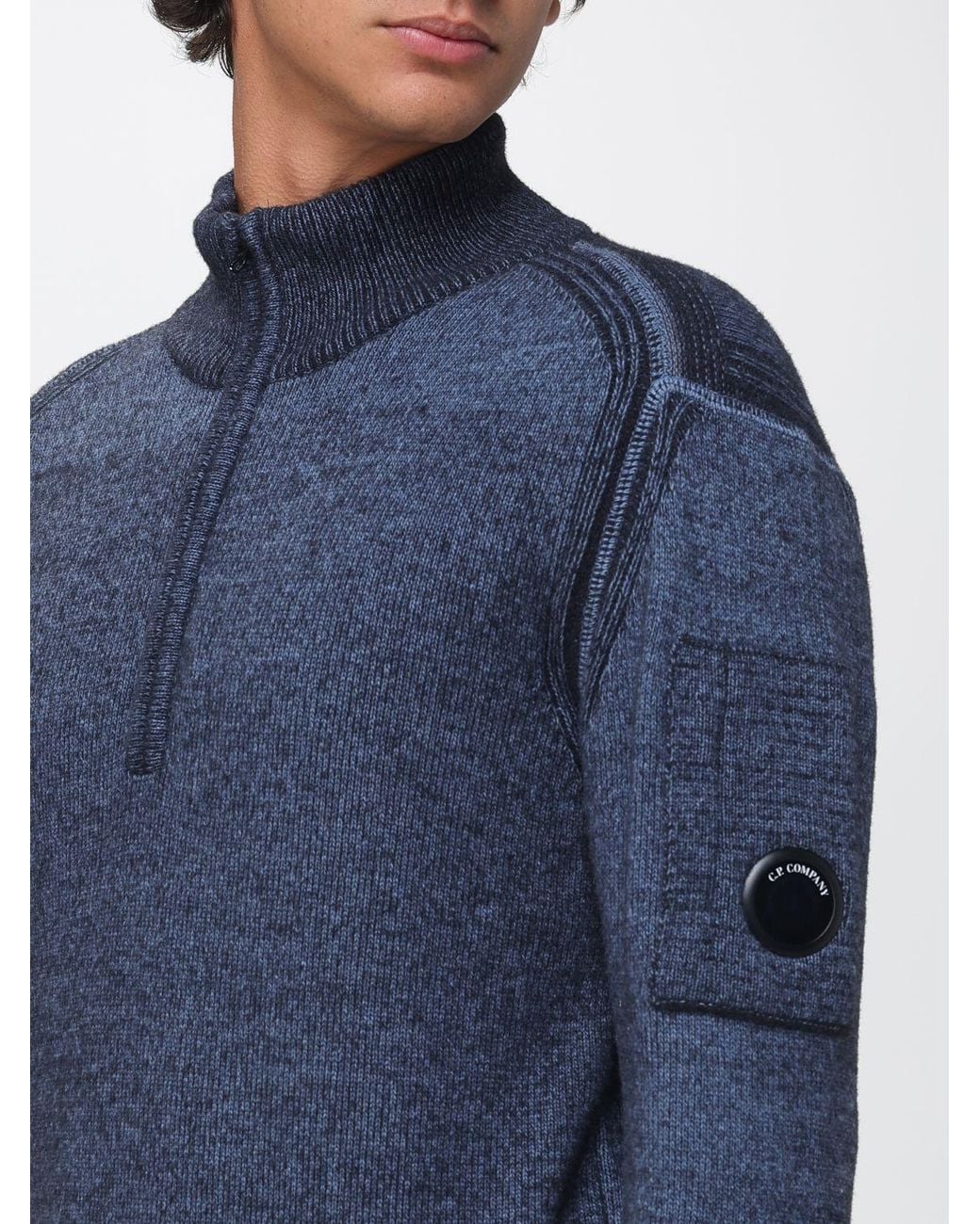 C P Company Blue Polo Shirt for men
