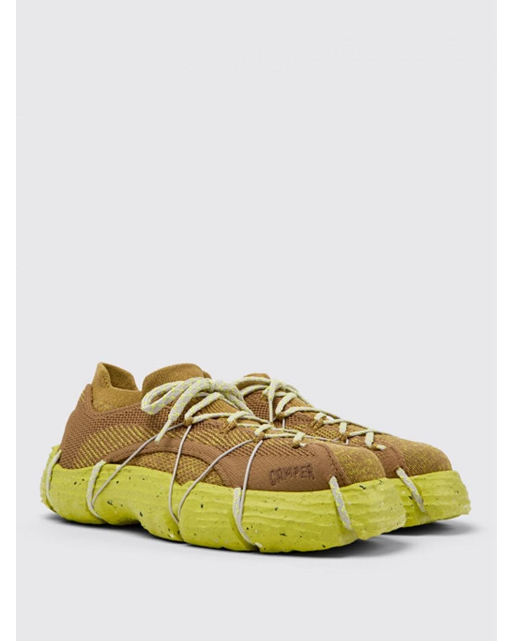 Camper Yellow Roku Low-Top Sneakers