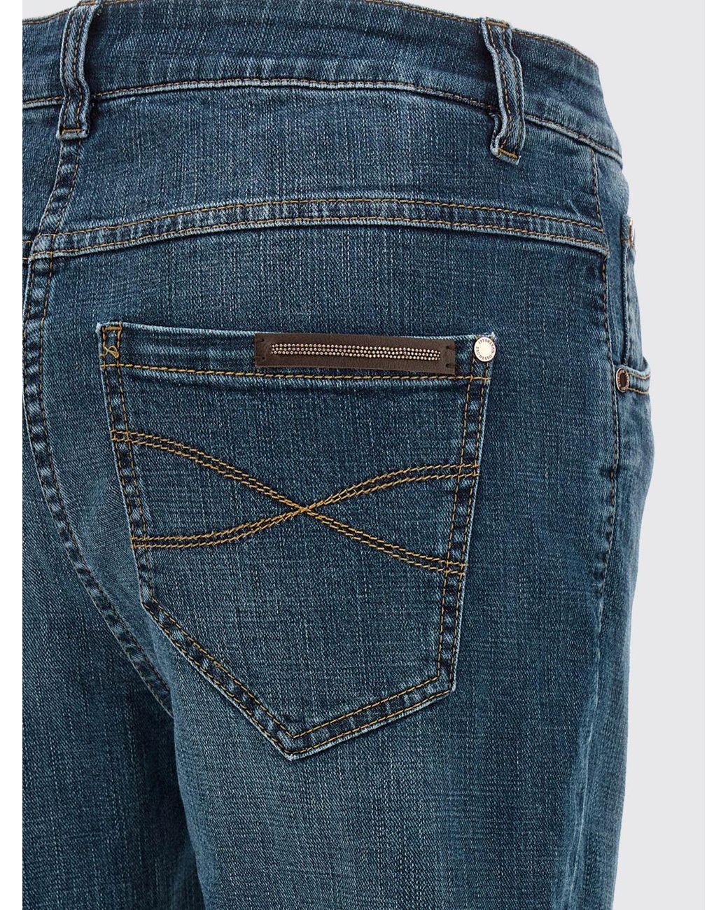 Brunello Cucinelli Blue Low-Rise Skinny Jeans