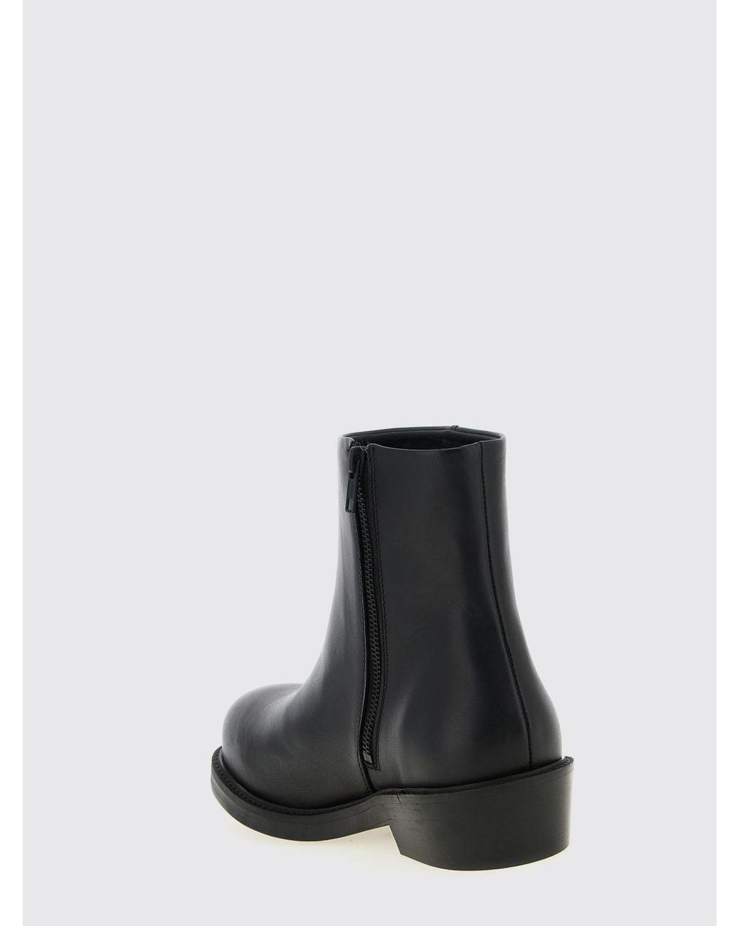 Séfr Black Lerato Leather Ankle Boot for men