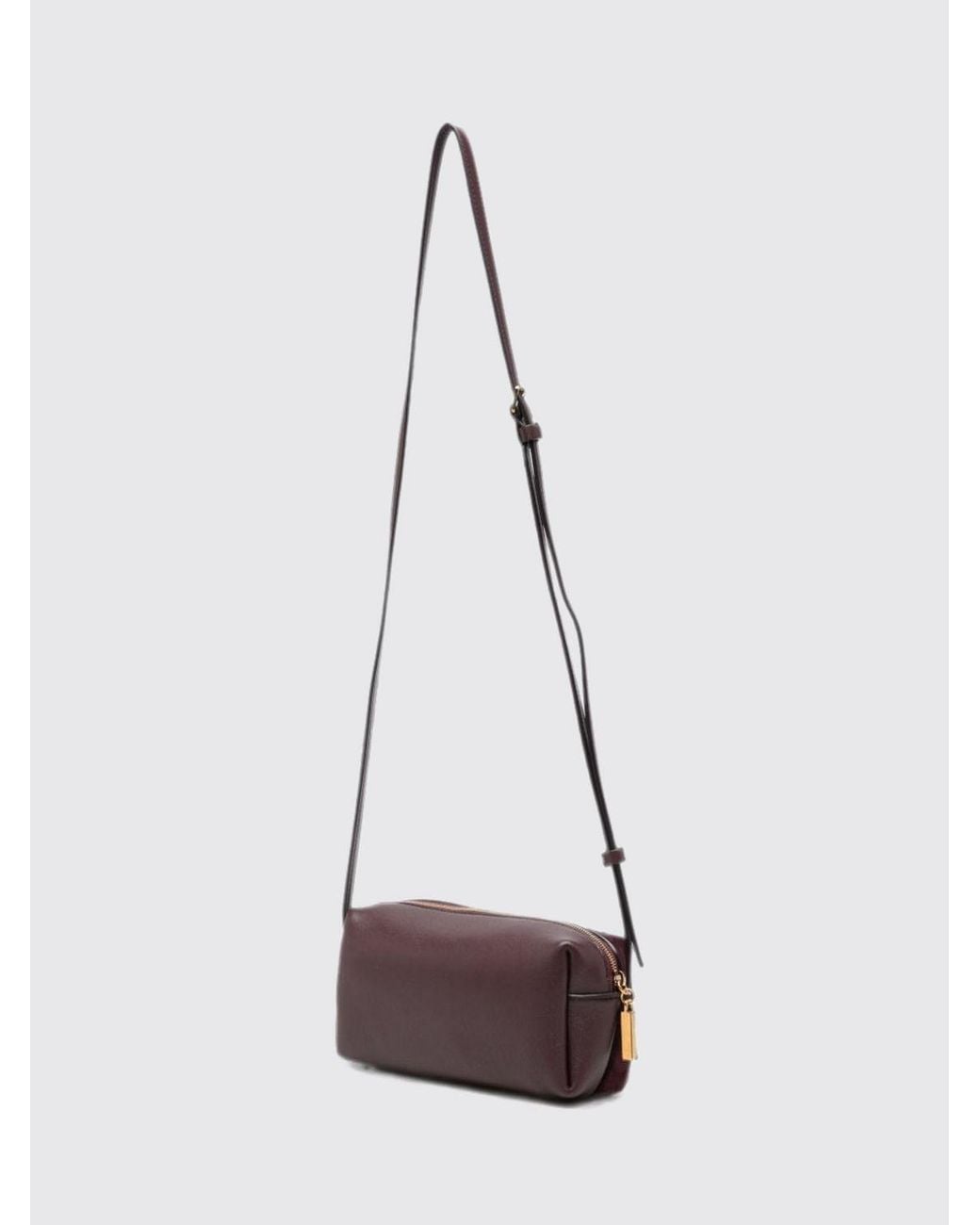 Khaite White Mini Kye Suede And Calfskin Leather Crossbody Bag