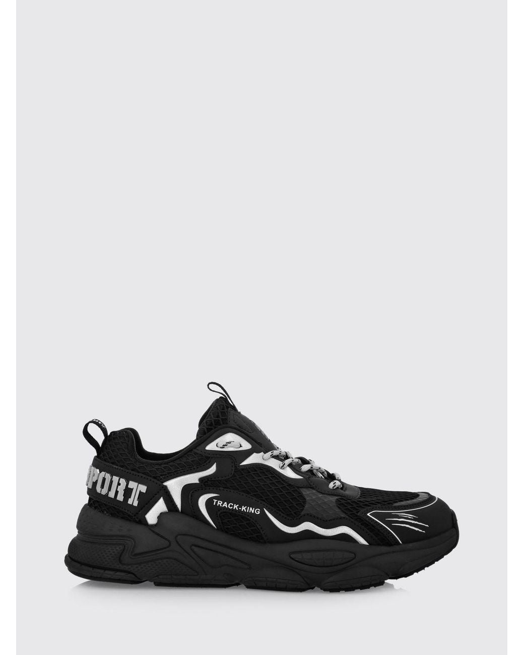 Philipp Plein Black Gen X.05 Mesh Sneakers for men