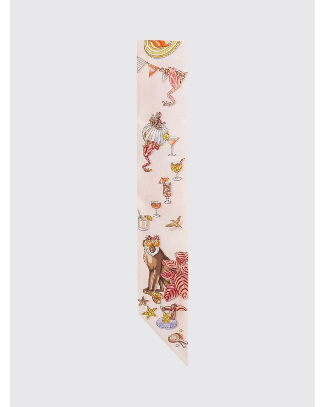 Ferragamo White Scarf