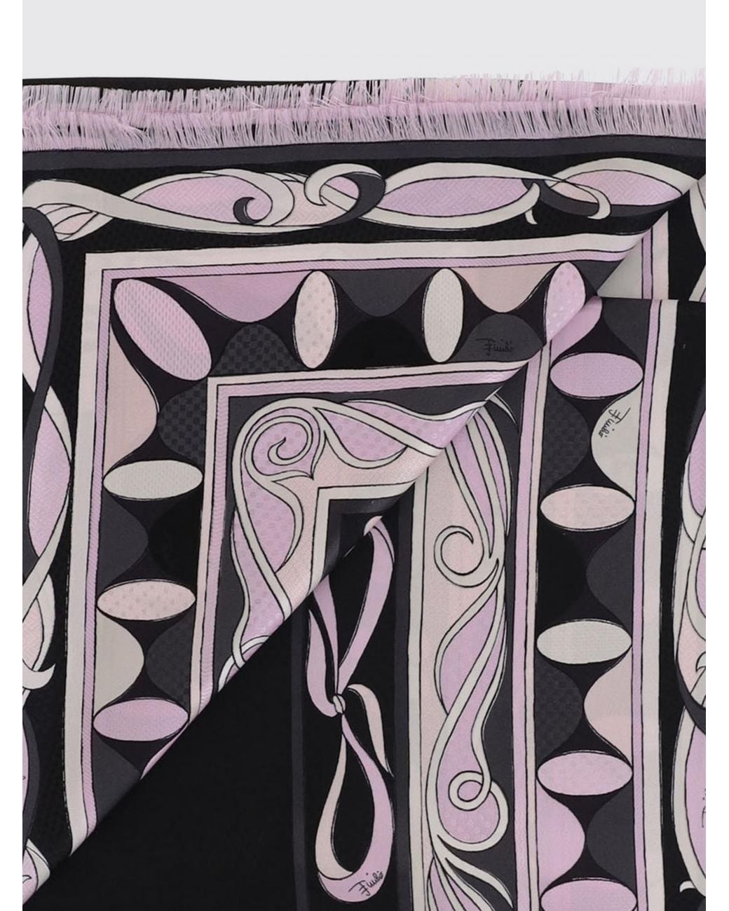 Emilio Pucci Black Scarf