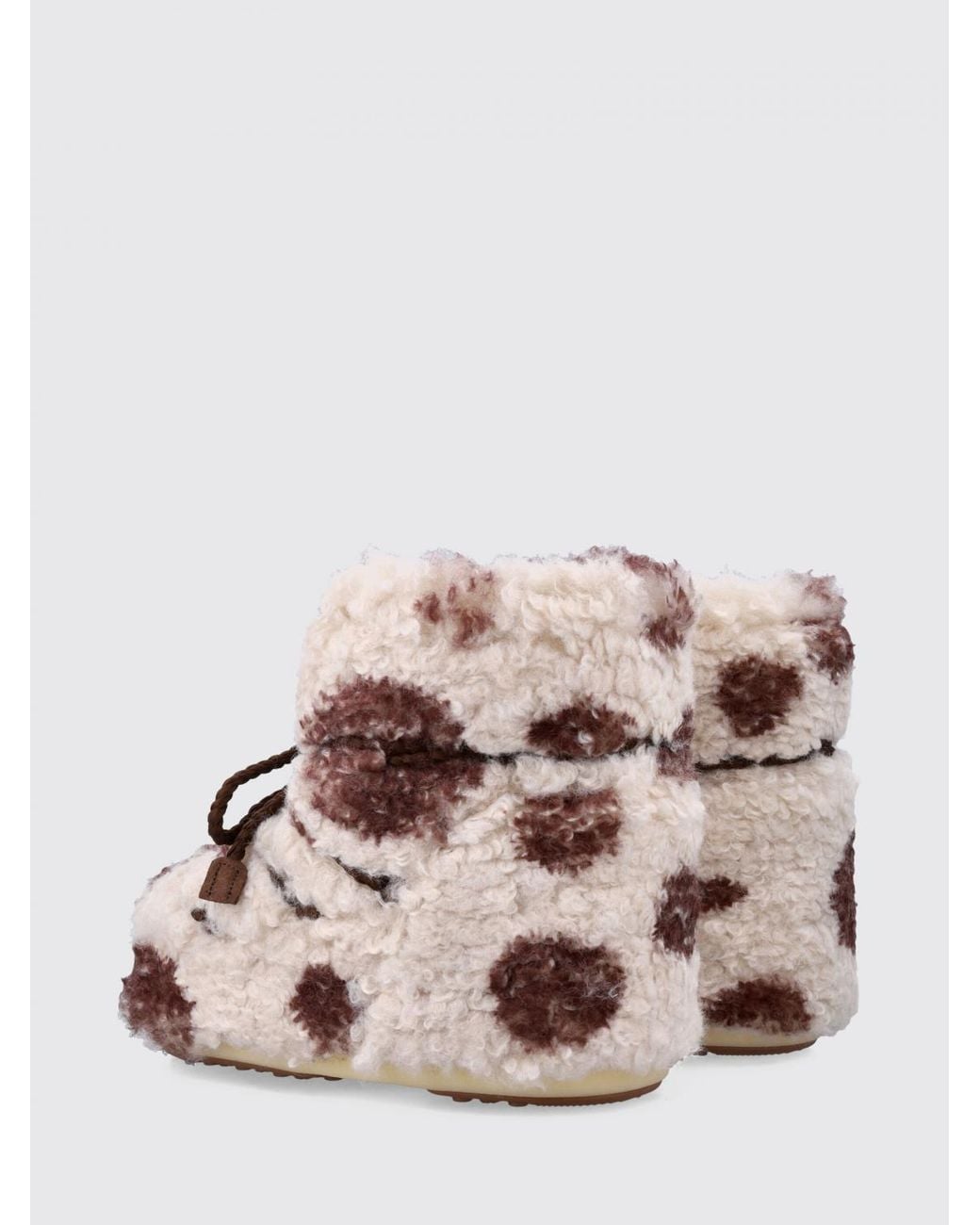 Moon Boot Pink Flat Ankle Boots