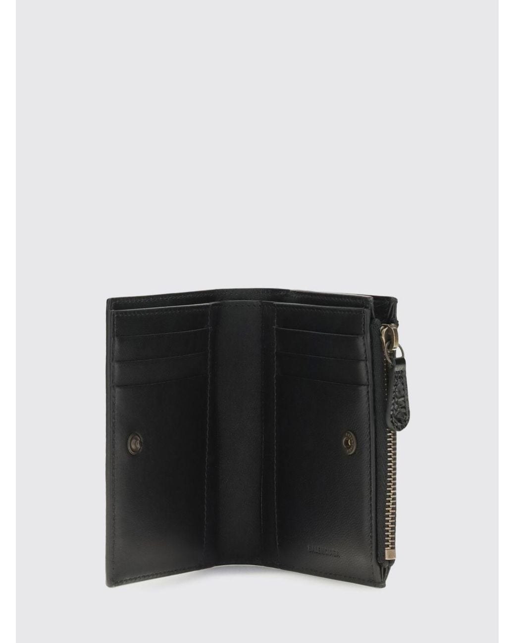 Balenciaga Black Le City Arena Leather Wallet