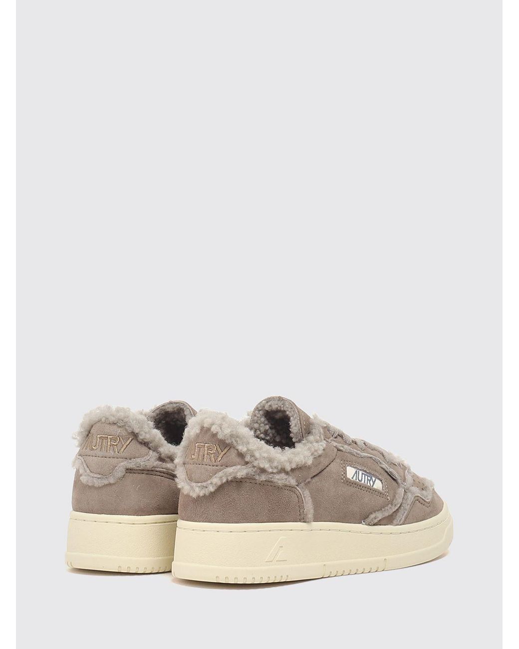 Autry Gray Medalist Low Sneakers