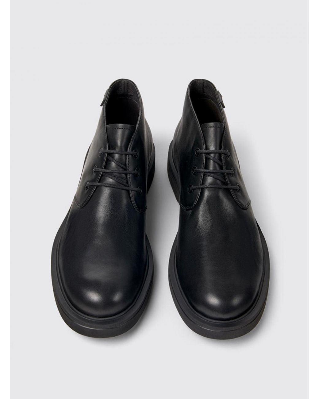 Camper Black Brogue Shoes for men