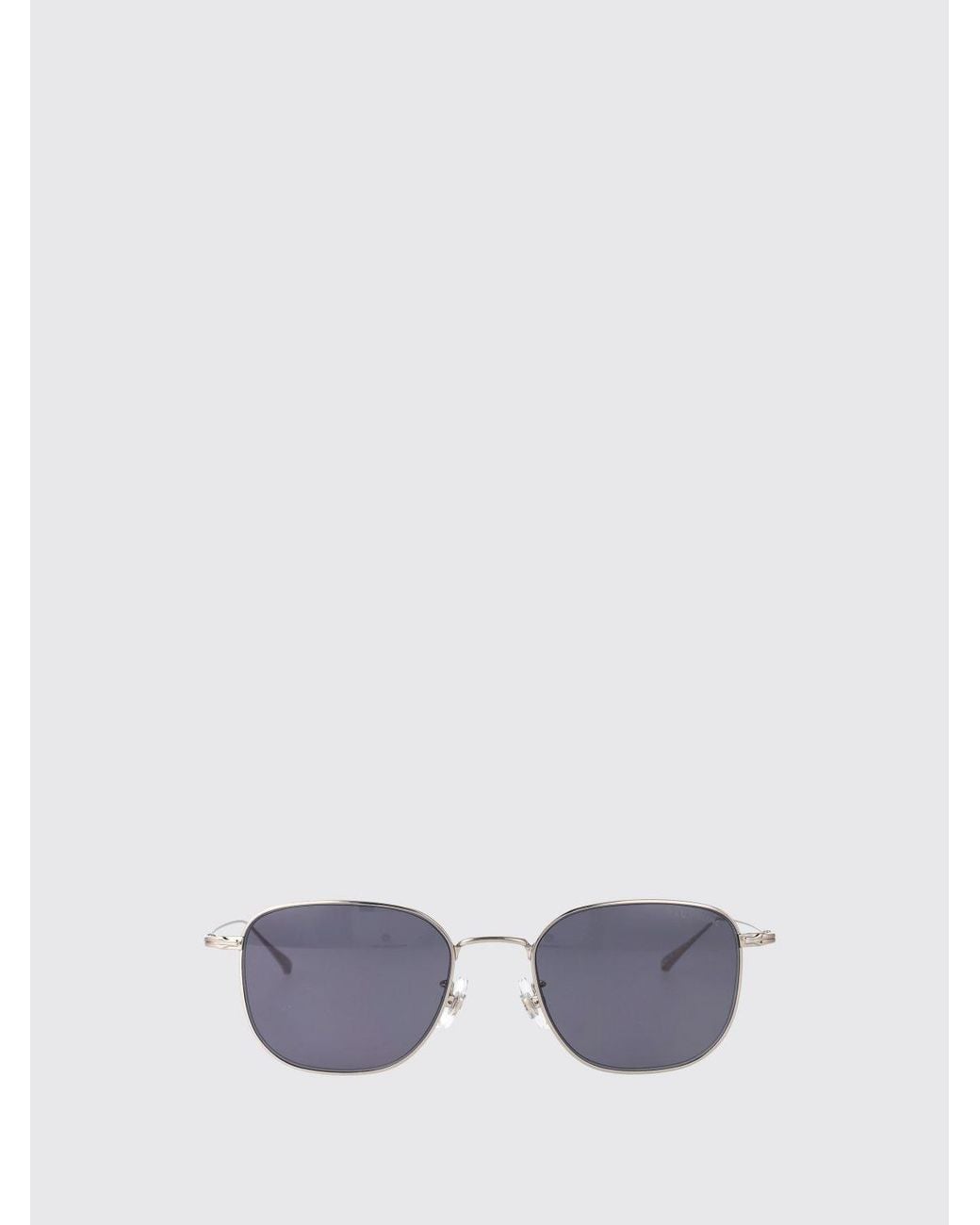 Montblanc White Mb0477Sa Metal Sunglasses for men