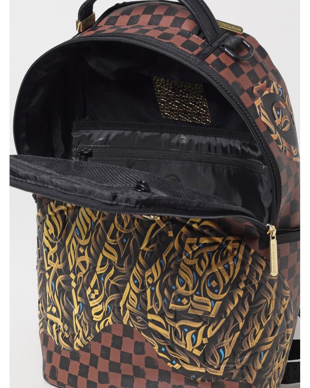 Sprayground Multicolor Sharaf Dg Checkered Backpack for men