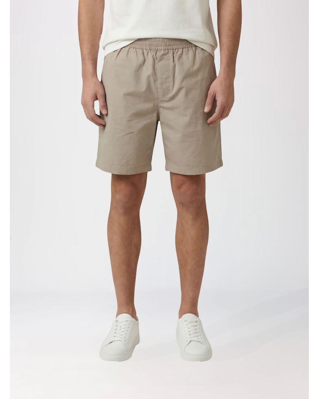 ARMANI EXCHANGE Natural Cotton Blend Shorts for men