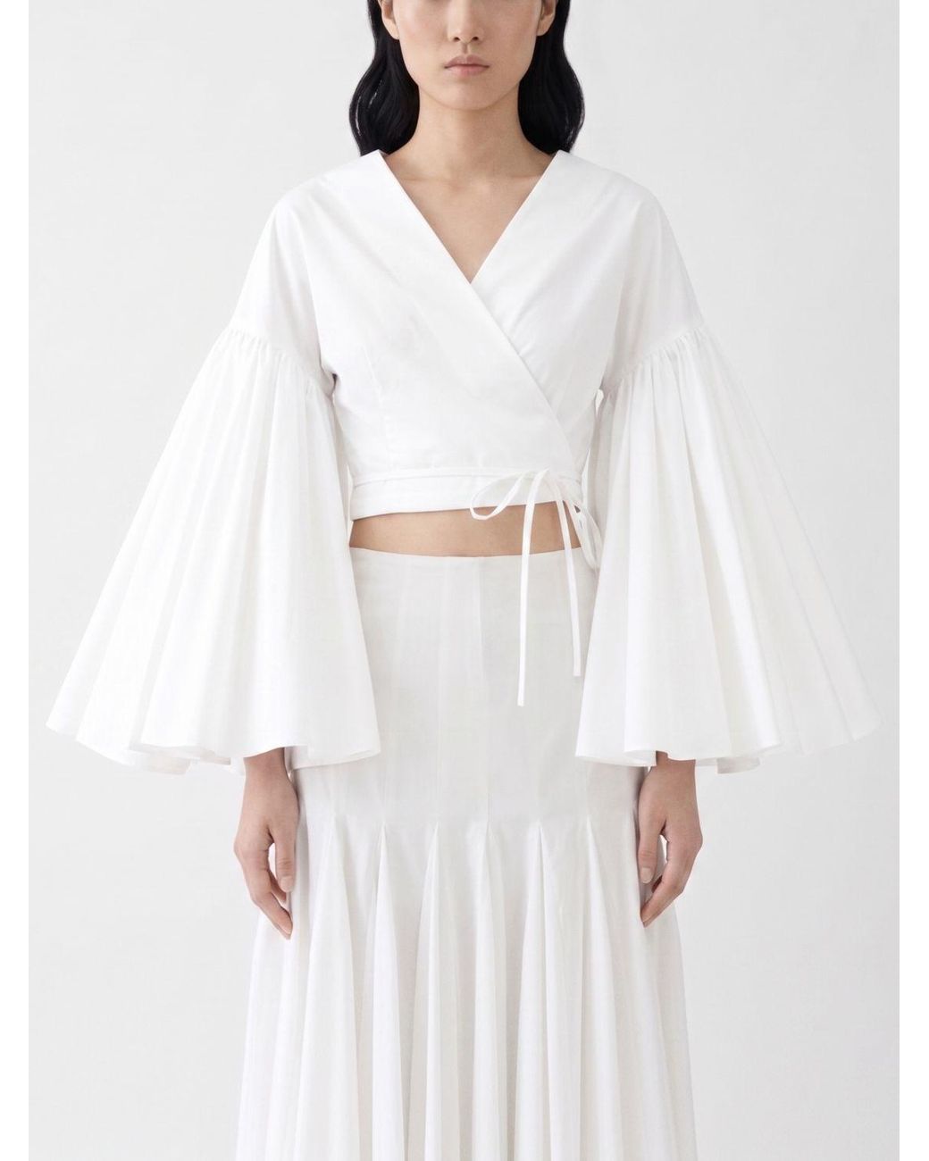 Jacquemus White Paysan Wrap Top