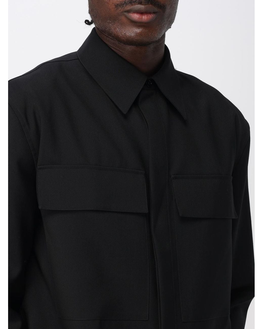 Camicia di Jil Sander in Black da Uomo